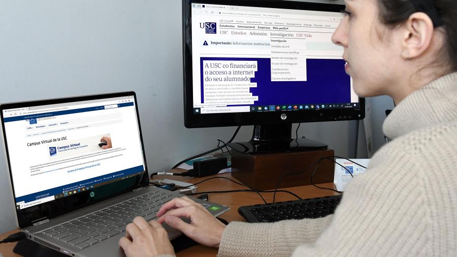 Para a concesión destas axudas, a USC destinará un total de 60.000 euros. FOTO: Santi Alvite