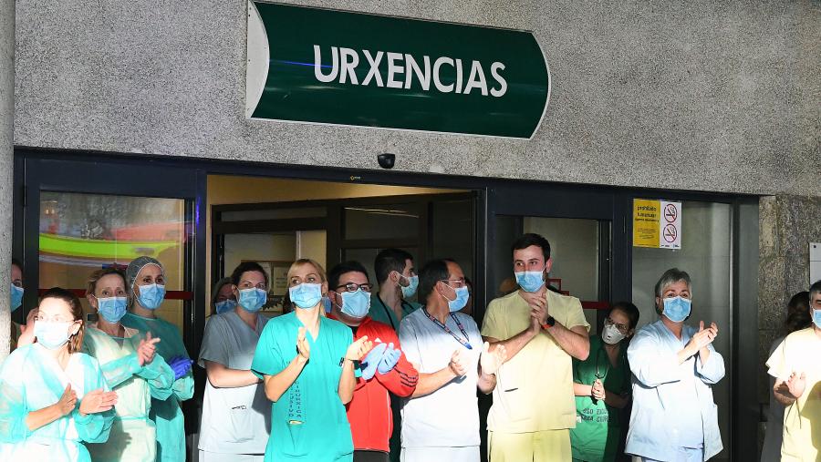 O estudo permitirá prever, por exemplo, o número de Unidades de Coidados Intensivos necesarias na loita contra a pandemia. FOTO: Santi Alvite
