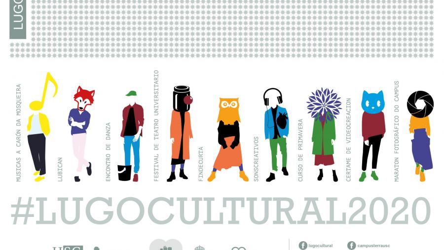 Cartaz da programación artellada ao abeiro do convenio Lugo Cultural en 2020
