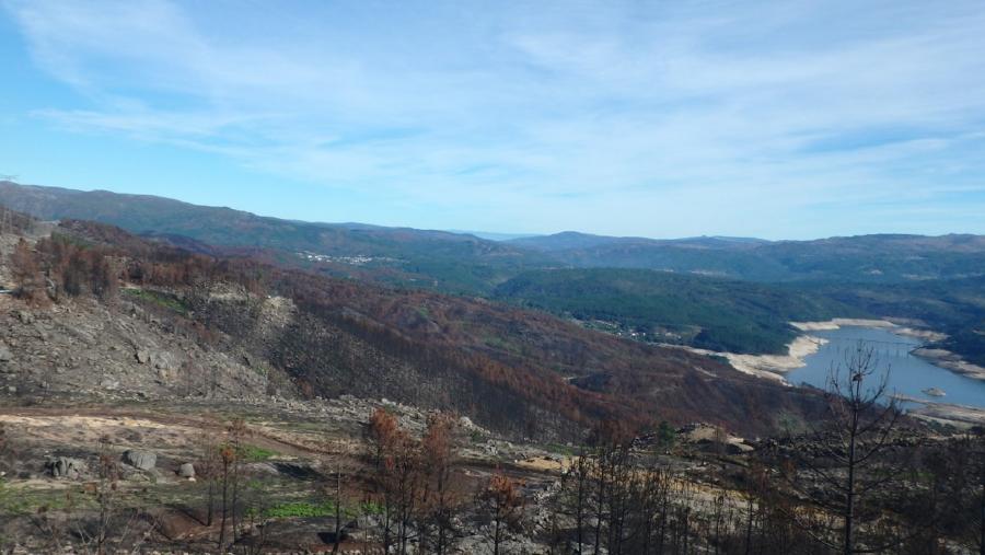 Solo degradado da serra do Xurés