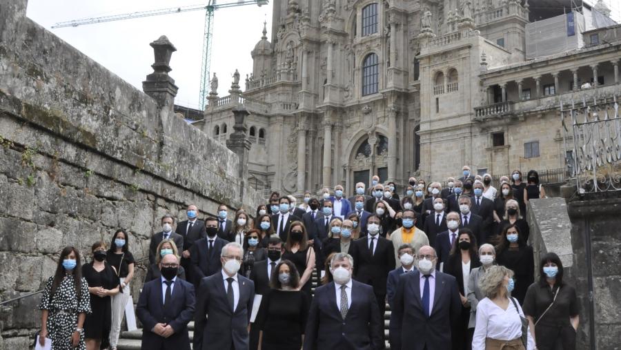 Imaxe dende a praza do Obradoiro