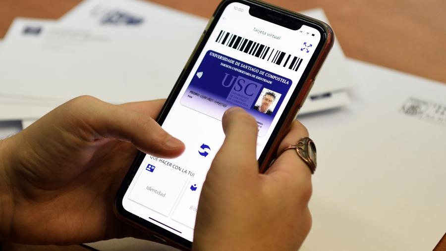Detalle da TUI na App da USC. Foto: Santi Alvite