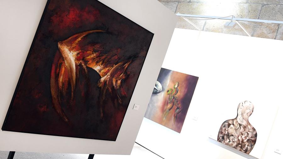 A exposición inaugurouse o pasado mes de xullo. FOTO: Santi Alvite