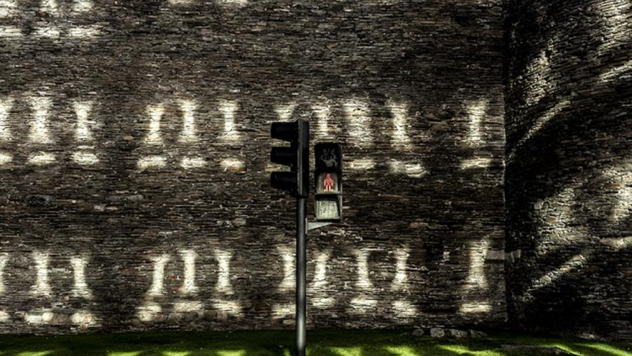 Unha imaxe da muralla de Lugo. Foto Marcos Loopez