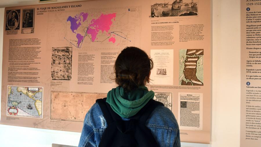 Fragmento da exposición. Foto: Santi Alvite