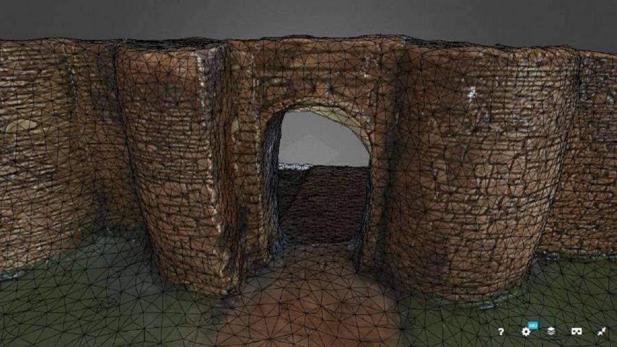 Modelo en 3D elaborado no marco do D3Mobile 2020