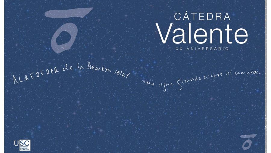 Carátula do volume que recolle as memorias dos primeiros 20 anos da Cátedra Valente da USC