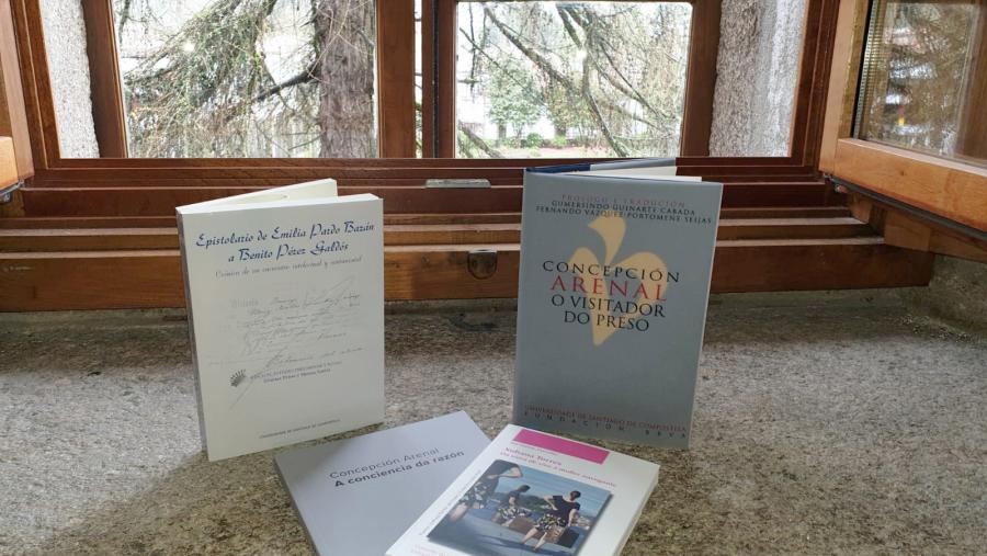 O Día Internacional das Mulleres sérvelle ao Servizo de Publicacións e Intercambio Científico como marco para publicar catro obras que poñen en valor as traxectorias de tres personalidades senlleiras e adiantadas ao seu tempo