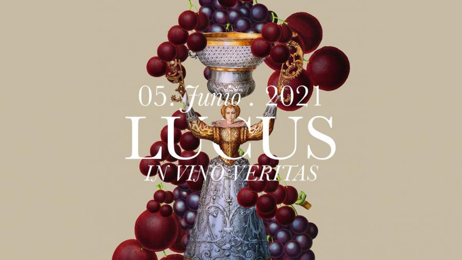 Cartaz do evento vinícola 'Lugo in Vino Veritas'