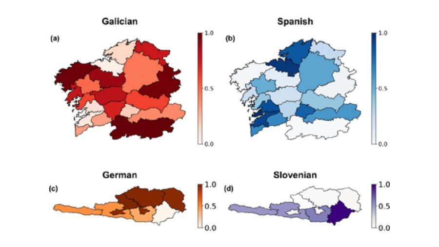 Os investigadores apuntan a que ademais do modelo específico de competencia lingüística, baseado no contexto, tamén se debe ter en conta a rede xeográfica na que se desenvolven as dinámicas