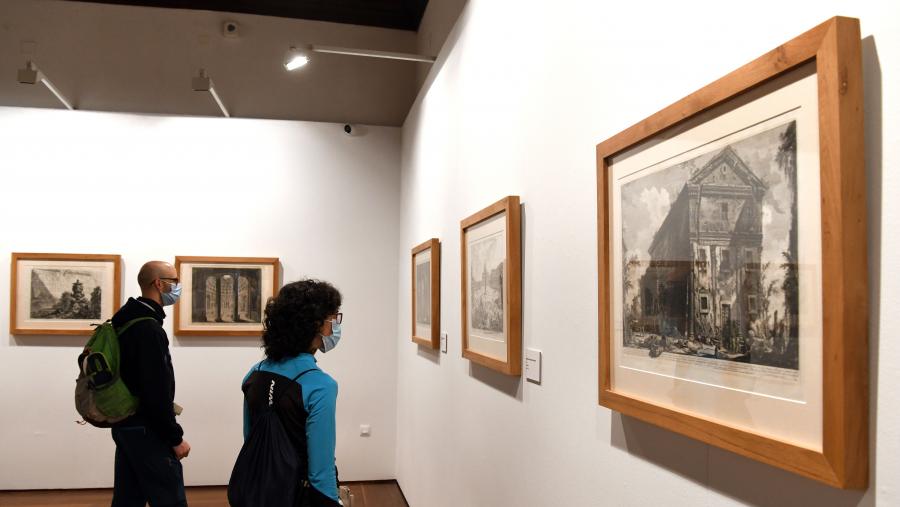 Piranesi cambiou, para toda Europa, o xeito de percibir o mundo antigo e dotouno de carga emocional. FOTO: Santi Alvite