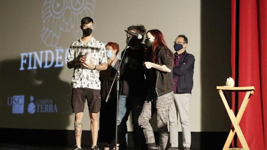 Gañadores do premio do xurado e presentantes políticos e académicos