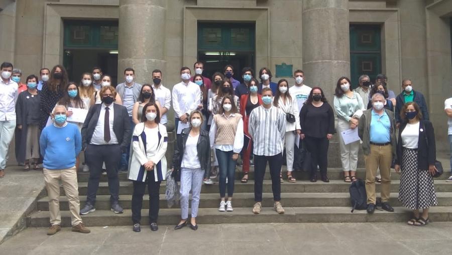 Acto de entrega de diplomas de fin de Máster na Facultade de Química