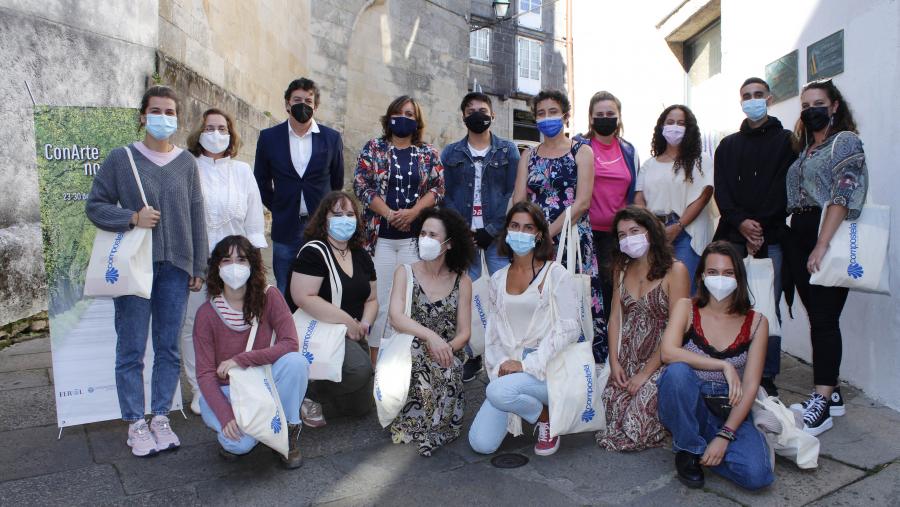 Grupo participantes en ConArte no Camiño