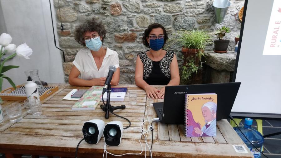 Beatriz Rodríguez-Morales e Ana Cabana, en Xove