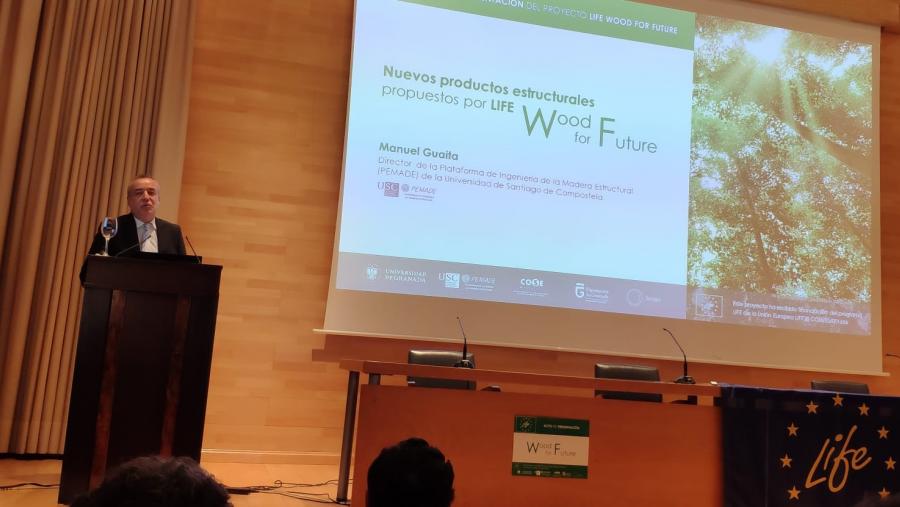 Manuel Guaita, na inauguración do Life Madeira para o futuro, en Granada