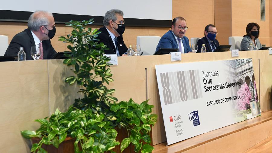 O acto inaugural estivo presidido polo reitor Antonio López. FOTO: Santi Alvite