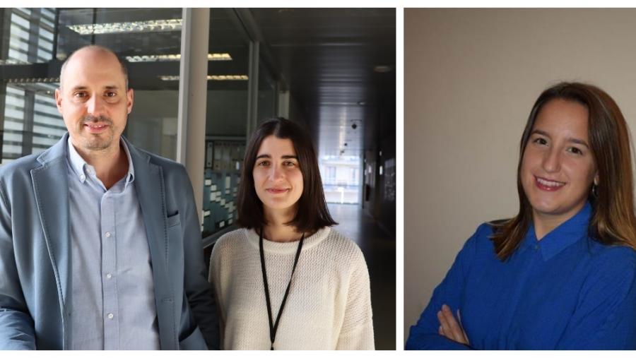 De esquerda a dereita, José Tubío, Paula Otero e Eva G. Álvarez