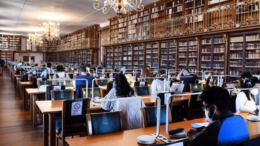 Este é o primeiro de cinco módulos, cada un deles dirixido ao alumnado das diferentes áreas de coñecemento. FOTO: Santi Alvite