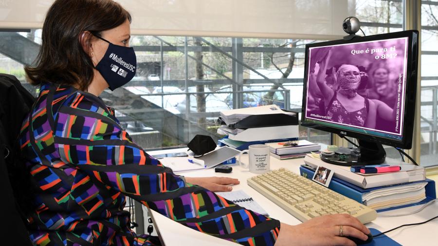 Outro dos aspectos destacados polo manifesto é como, a pesar de que a presenza das mulleres nas universidades aumentou, a ausencia destas nas carreiras de Ciencia, Tecnoloxía, Enxeñaría e Matemáticas (CTEM) segue a ser sobranceira. FOTO: Santi Alvite