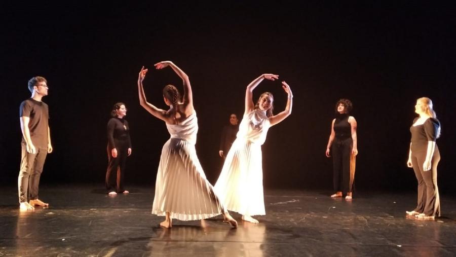 Intervención artística, a cargo da compañía de Danza USC-Compostela