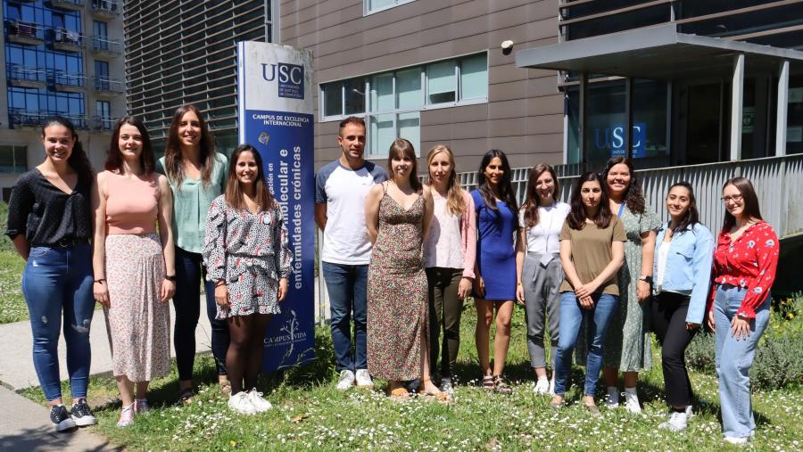 Grupo de Metabolismo Molecular da USC no CiMUS. FOTO: Carmen Barros