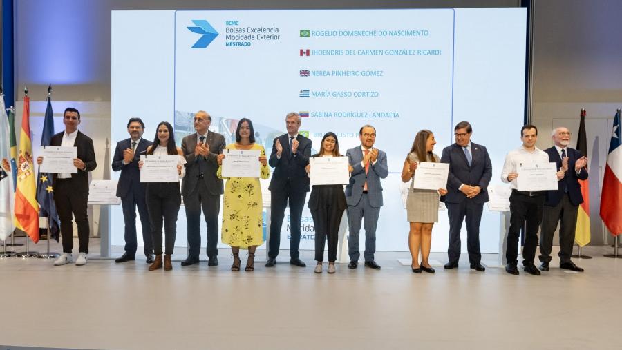 Un total de 200 mozos/as procedentes de 19 países obtiveron unha bolsa BEME na convocatoria de 2021. FOTO: Xunta de Galicia
