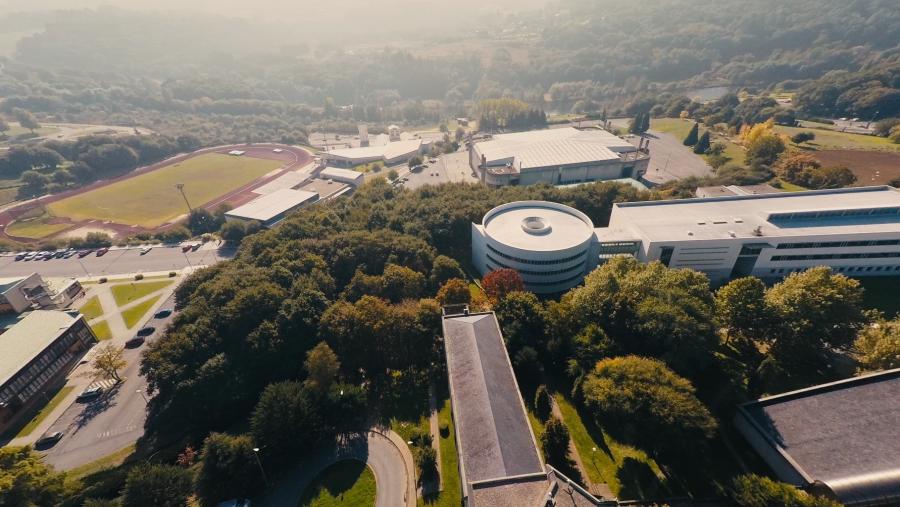Panorámica aérea do Campus de Lugo