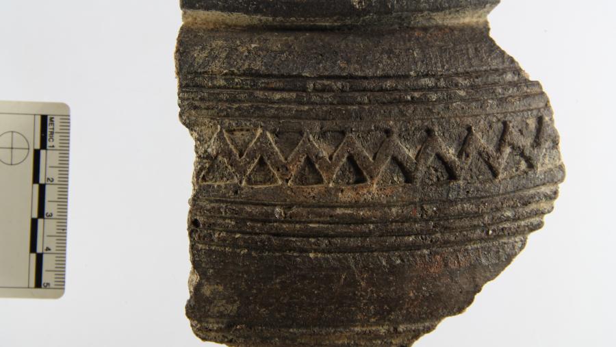 Mostra de ola de cerámica de tradición castrexa