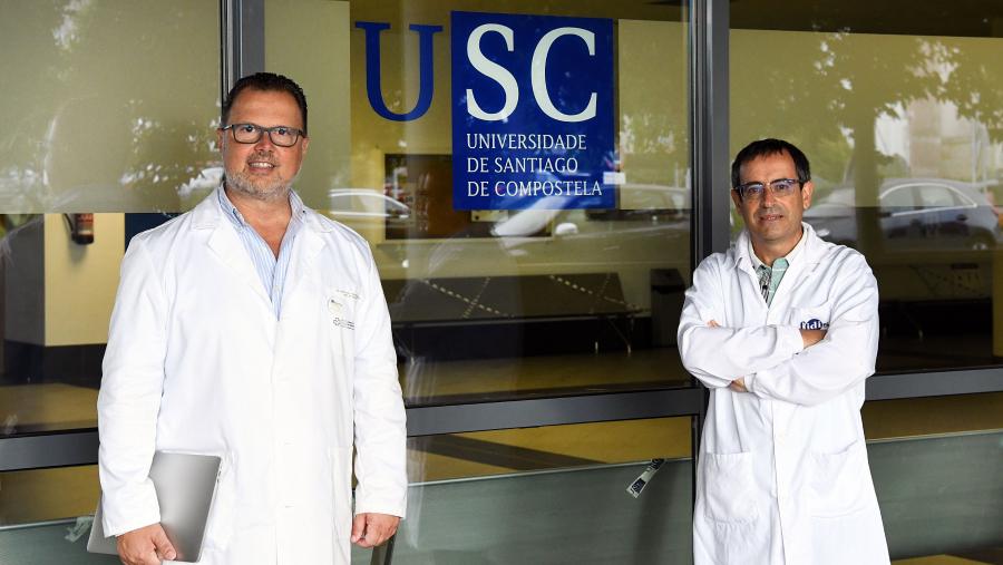 Federico Martinón (esquerda) e Antonio Salas (dereita) son profesores da USC. FOTO: Santi Alvite