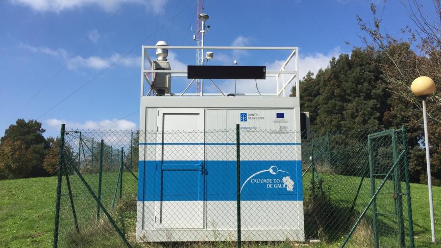 Estación de fondo en área urbana situada no Campus Sur da Universidade de Santiago de Compostela