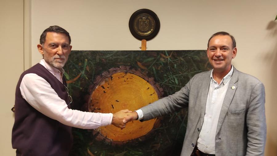 Nel Rodríguez Rial e Marcelino Agís Villaverde