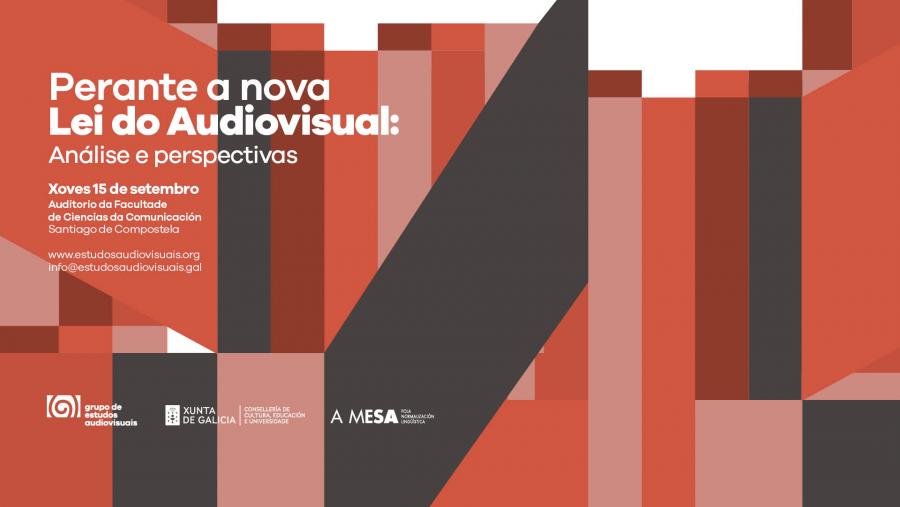 O Grupo de Estudos Audiovisuais da USC organiza estas xornadas e colaboración coa Mesa Pola Normalización Lingüística