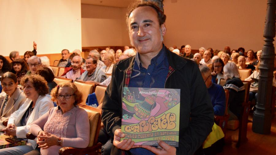 Alfonso Espiño Louro, doutor en Historia da Arte na especialidade de Música pola USC, é o autor do volume. Foto: Consorcio de Santiago