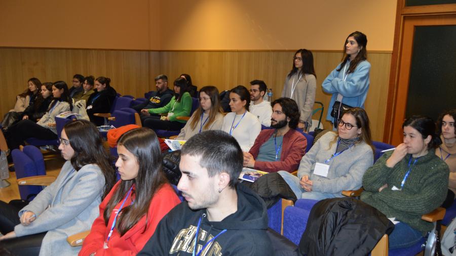 Participantes no congreso multidisciplinar de nutrición celebrado na Facultade de Ciencias