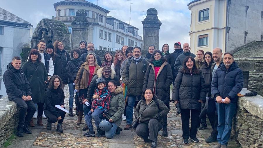 Participantes e organizadores do XXVIII Maratón Fotográfico do Campus