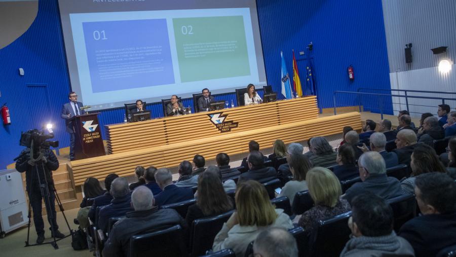 Acto de presentación do estudo sobre a delimitación de competencias na administración local de Galicia. FOTO: Xunta de Galicia
