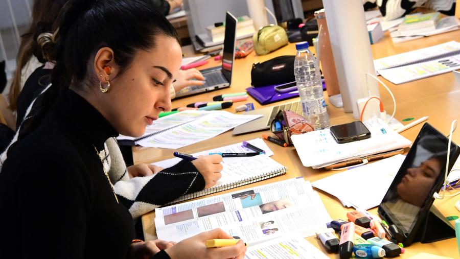 Imaxe de arquivo da Biblioteca Concepción Arenal. FOTO: Santi Alvite