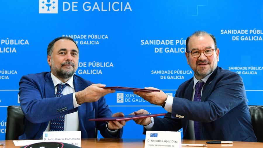 Julio García Comesaña e Antonio López Díaz. FOTO: Santi Alvite