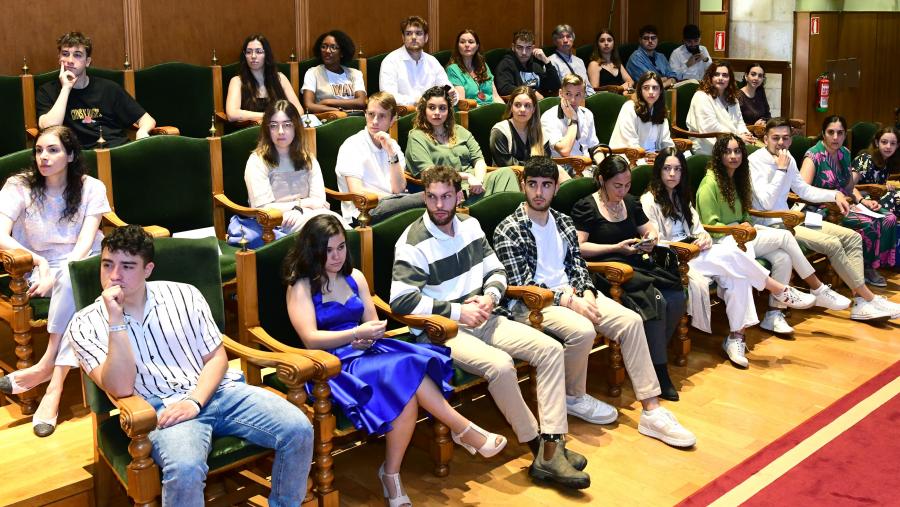 Alumnado participante no Mentoring. FOTO: Santi Alvite