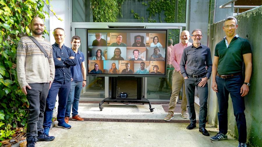 Equipo do CiTIUS premiado co ‘Fernando Calvet Prats’. FOTO: CiTIUS