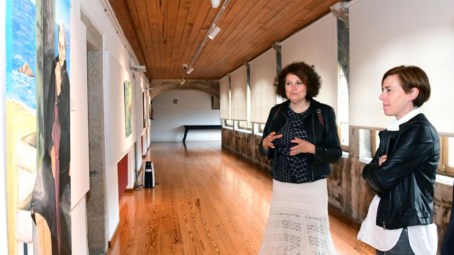 Ánxela Mariño e Pilar Murias. FOTO: Santi Alvite