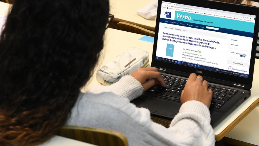 'Verba. Anuario Galego de Filoloxía' é unha das revistas que acaba de renovar o selo. FOTO: Santi Alvite