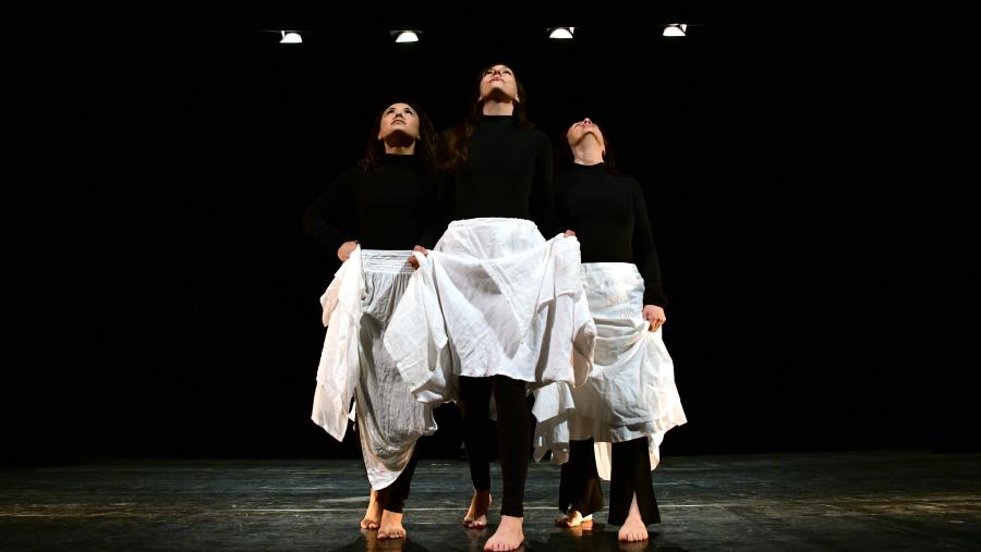 Imaxe de arquivo de danza na USC. FOTO: Santi Alvite