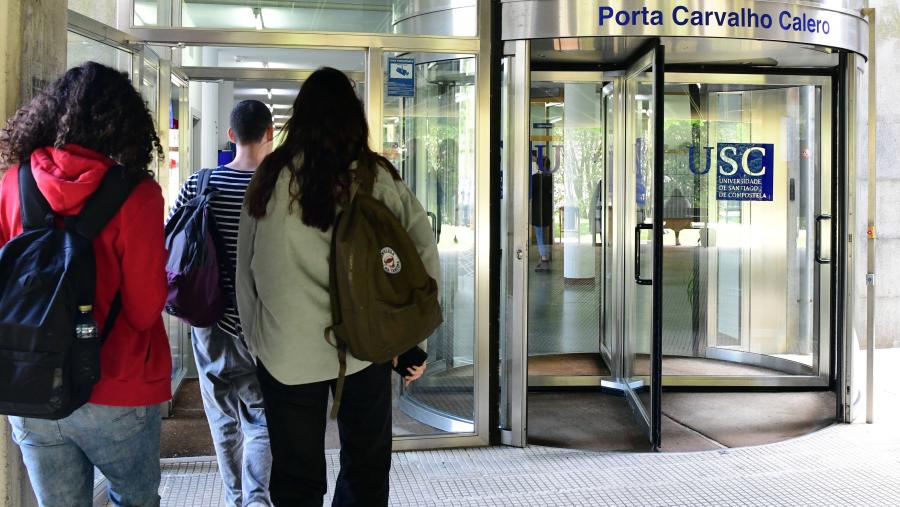 A mobilidade do estudantado saínte é o eido mellor valorado da USC no seo desta clasificación. FOTO: Santi Alvite