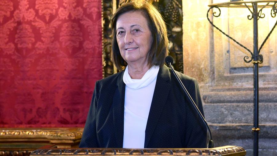 Pilar Bermejo anunciou tamén a inclusión dun programa propio de investigación nos próximos orzamentos que promova o desenvolvemento de proxectos e a mobilidade do persoal investigador. FOTO: Santi Alvite