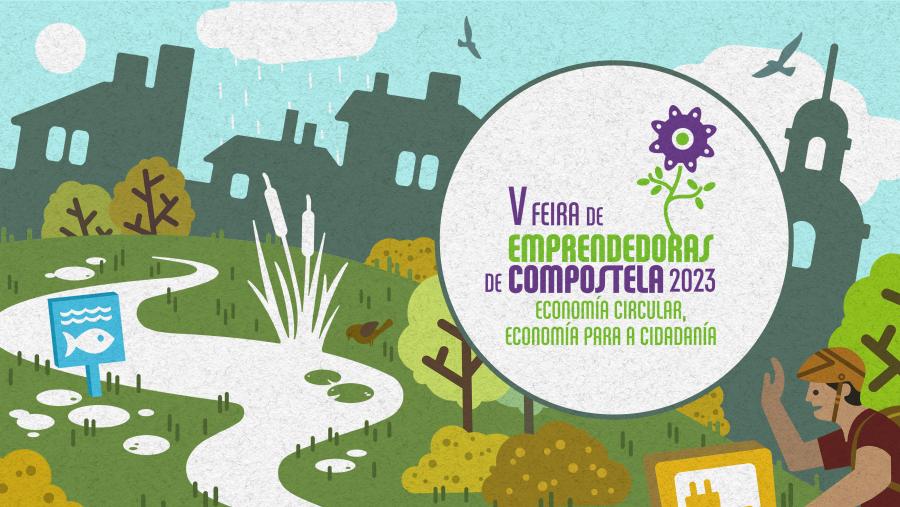 Detalle do cartel da feira 