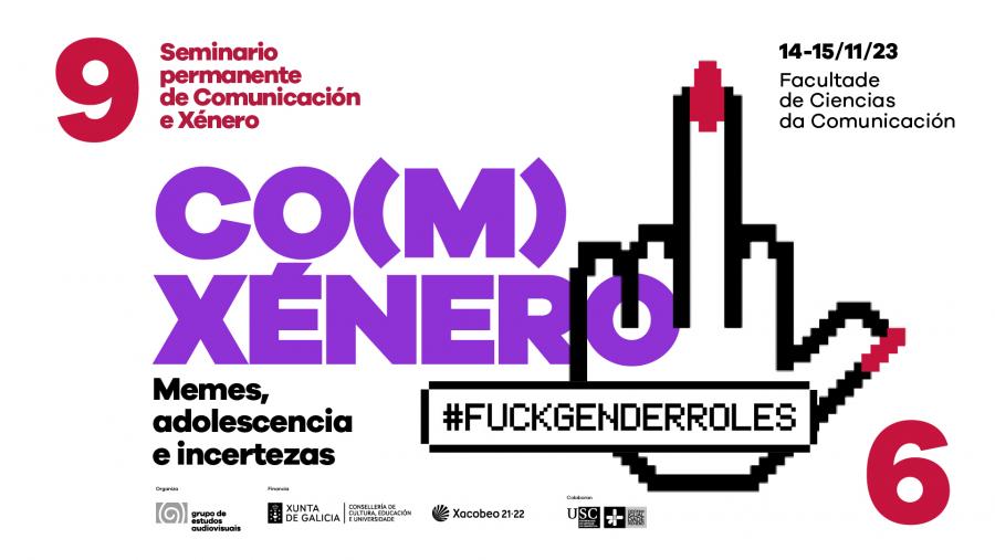 Cartel da novena edición de CO(M)XÉNERO