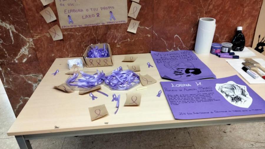 Actividades polo 25N na Facultade de Formación do Profesorado