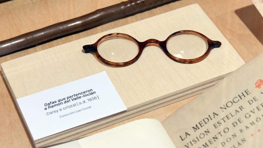 Detalle da exposición exhibida no Colexio de Fonseca a comezos de ano